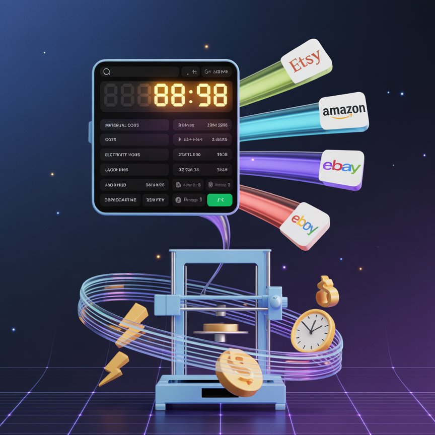 3D Print Cost Calculator Logo